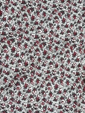 Vintage Micro Floral Muslin Fabric 1980s Cottagecore Neutral Colors 1y+27"x44"